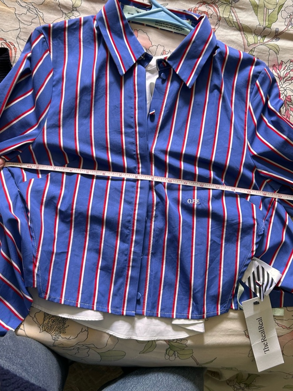 Off-White 2018 Striped Open-back Long Sleeve Shirt - Picture 4 of 5